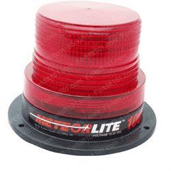 sy363100-r STROBE ML100 - 12-24V - RED - PERMANENT MOUNT - - ABS PLASTIC BASE - CLASS II - 6 JOULE - 70 QUAD FPM