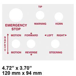 Picture of Decal - Upper Control Box Rs