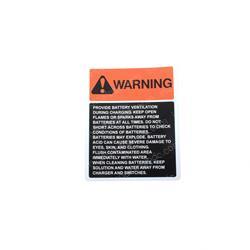 Picture of Decal - Batt Charging Safety