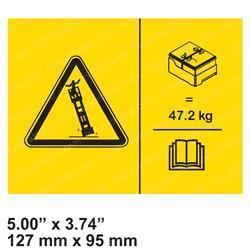 Picture of Decal - Symbol Tip Over
