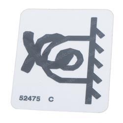 Picture of Decal Label Transport Tiedown