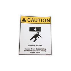 Picture of Decal - Desc Boom/Collision Haz