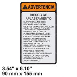 Picture of Decal Crush Hazard(spa Lat Am