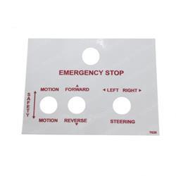 Picture of Decal - Upper Control Box Ee