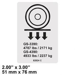 Picture of Decal - Wheel Load Gs4390
