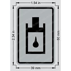 Picture of Decal - Hydraulic Oil