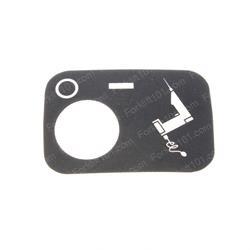 gn133518gt DECAL - PLATFORM CONTROLS