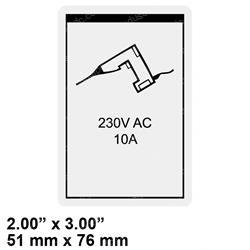 Picture of Decal -  Power to Platform 230v