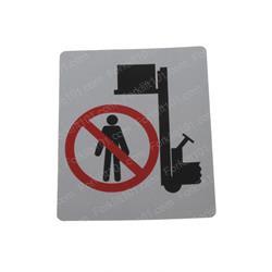 bt147316 DECAL - DO NOT STAND
