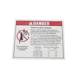 Picture of Decal Electrocution Hazard