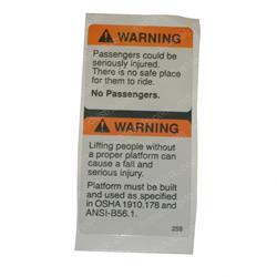 Picture of Warning Passenger