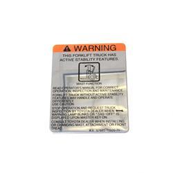 Picture of Plate - Caution