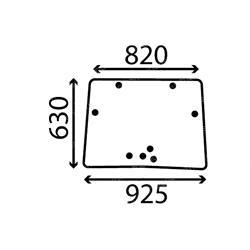 Picture of Tractor Cab Front Glasses