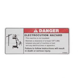 Picture of Decal - Danger Electro Hazard