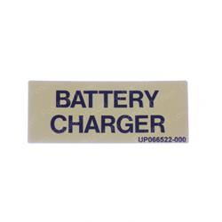 ew1dc17681 DECAL - BATTERY CHARGER