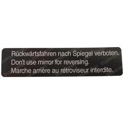 LINDE 0009380977 DECAL - PANORAMIC MIRROR