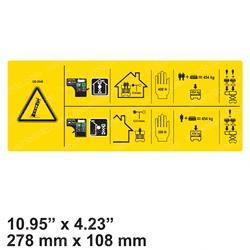Picture of Decal - Danger Max Capacity