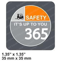 CROWN CR068947 DECAL - SAFETY 365