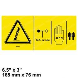 Picture of Decal Danger Side Force 3246