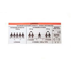 Picture of Decal - Platform Capacity  3392