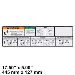 Picture of Decal-Sky Glazier Capacity