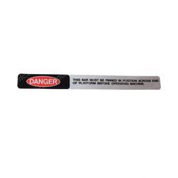 Picture of Decal - Danger Guardrails