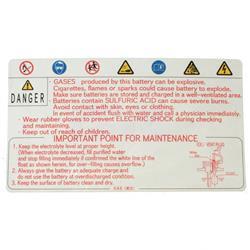 Picture of Plate - Caution