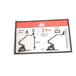 Picture of Decal - Floor Height/Load Label