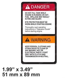 Picture of Decal - Danger/Warning