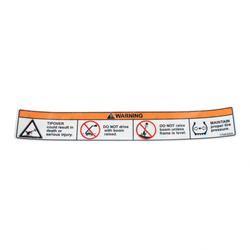 Picture of Decal - Tip Over Hazard