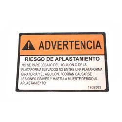 Picture of Decal Crush Hazard(spa Lat Am