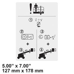 Picture of Decal - Emergency Lowering