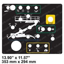 Picture of Decal - Titan 60 Lower Controls