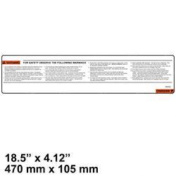 Picture of Decal - Oper. Instr.