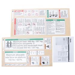Picture of Decal Kit,plat,s40/60/80,serv