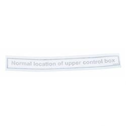 Picture of Decal - Upper Control Box
