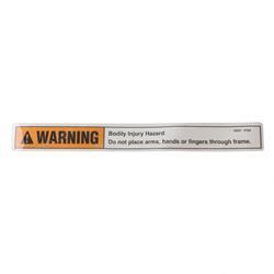 Picture of Decal Warning Injury Hazard