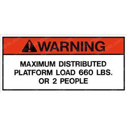 Picture of Decal - Warn Max Load 660lbs