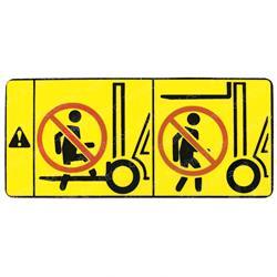 sy76618 DECAL - CAUTION FORKS