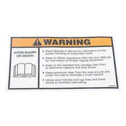 Picture of Decal/Lift Hook Safety