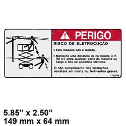 Picture of Decal - Elect Hazard (por)