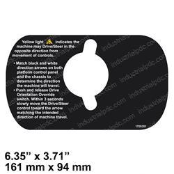 Picture of Decal Tip-Over Doi (dom)