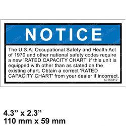 Picture of Label- Osha Notice