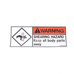 Picture of Decal - Warning Shearing