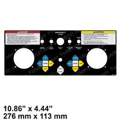 sn0072446 DECAL - CONSOLE