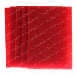 Picture of Pad-14x20 Inch  Red  5 Pack