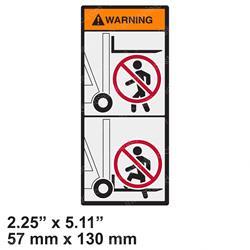 Picture of Decal - Warning Forks
