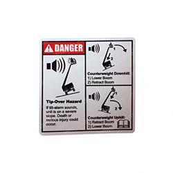 Picture of Tipover Hazard Decal