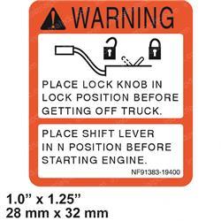 Picture of Decal - Warning