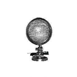 yj5ag-m-h7606 DECKLIGHT - 5 IN ROUND - CLEAR FLOOD - 50 WATT - CHROME - - WITH MAGNETIC BRACKET - 12 FT CORD - THE BEAM - MFR # 5AG-M-H7606